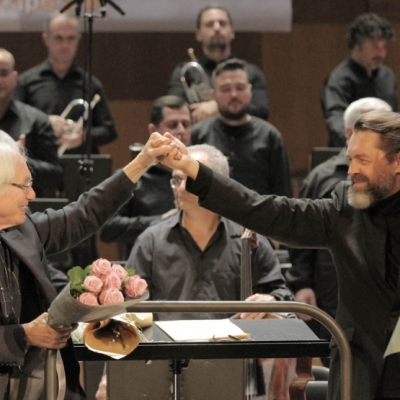 Tigran Mansurian and Andrey Boreyko