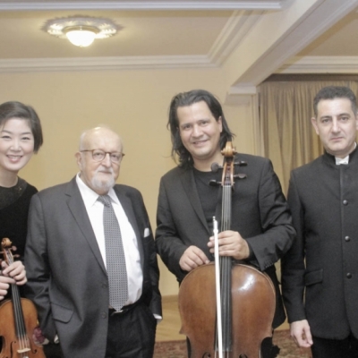 Ju-Young Baek, Krzysztof Penderecki, Claudio Bohorquez, Eduard Topchjan