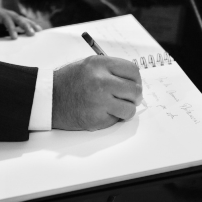 Signature book - Ramon Vargas